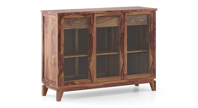 Akira Wide Sideboard (Teak Finish, L Size, 140 cm  (55") Length) by Urban Ladder - Storage Image - 