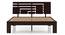 Stockholm Bed (Solid Wood) (Mahogany Finish, Queen Bed Size) by Urban Ladder - Zoomed Image - 811181