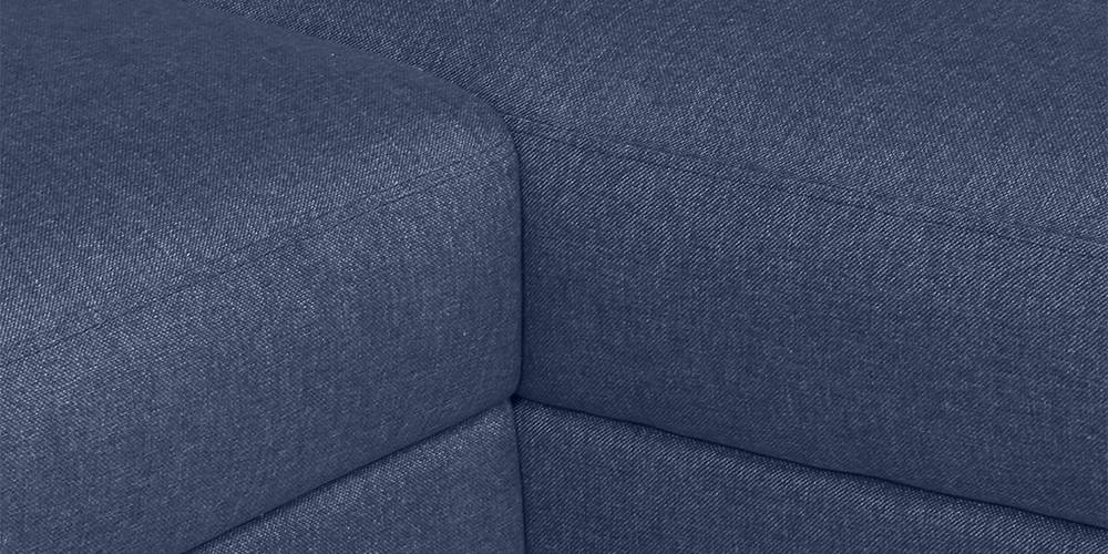 Merish Fabric Sectional Sofa (Denim Blue) Urban Ladder