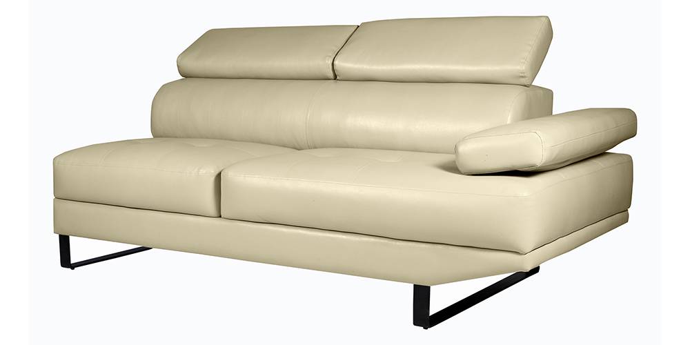 Celez Leatherette Sectional Sofa (Grey) Urban Ladder