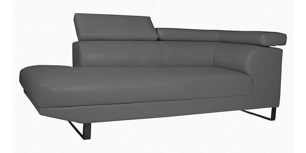 Celez Leatherette Sectional Sofa (Grey) Urban Ladder