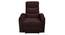 Carrera Fabric 1 Seater Manual Recliner in Brown Colour (Brown, One Seater) by Urban Ladder - - 