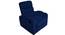 Carrera Fabric 1 Seater Manual Recliner in Blue Colour (Blue, One Seater) by Urban Ladder - - 