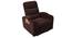 Carrera Fabric 1 Seater Manual Recliner in Brown Colour (Brown, One Seater) by Urban Ladder - - 