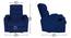 Carrera Fabric 1 Seater Manual Recliner in Blue Colour (Blue, One Seater) by Urban Ladder - - 