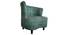 Coney Lounge Chair (Green, Matte Finish) by Urban Ladder - - 