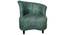 Georgetown Lounge Chair (Green, Matte Finish) by Urban Ladder - - 