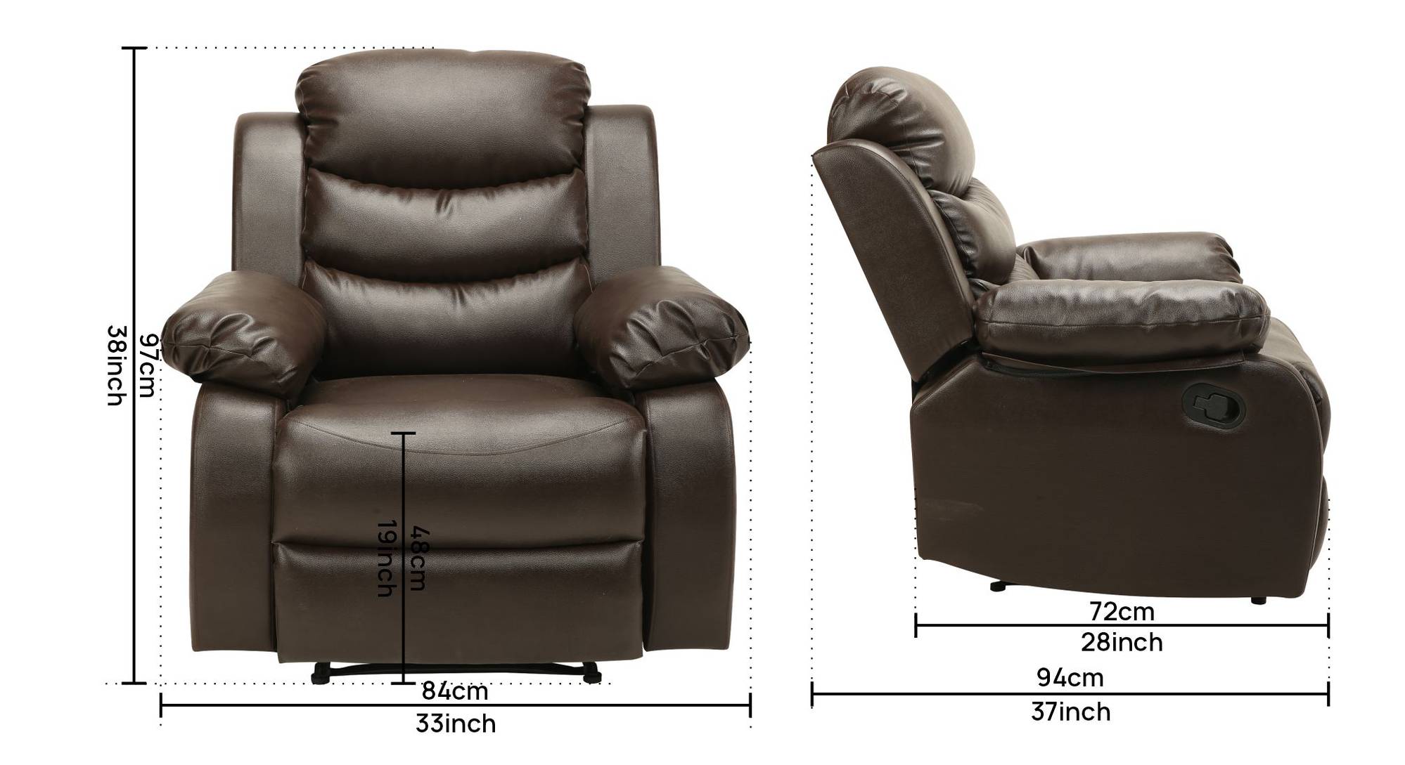 Nicklaus manual recliner deals