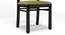 Zella Dining Chair Set of 2 (Finish: Mahogany, Fabric: Wheat Brown) (Mahogany Finish, Avocado Green) by Urban Ladder - Top View - 