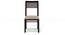 Zella Dining Chair Set of 2 (Finish: Mahogany, Fabric: Wheat Brown) (Mahogany Finish, Wheat Brown) by Urban Ladder - Front View - 