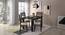 Zella Dining Chair Set of 2 (Finish: Mahogany, Fabric: Wheat Brown) (Mahogany Finish, Wheat Brown) by Urban Ladder - Zoomed Image - 