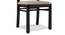 Zella Dining Chair Set of 2 (Finish: Mahogany, Fabric: Wheat Brown) (Mahogany Finish, Wheat Brown) by Urban Ladder - Top Image - 