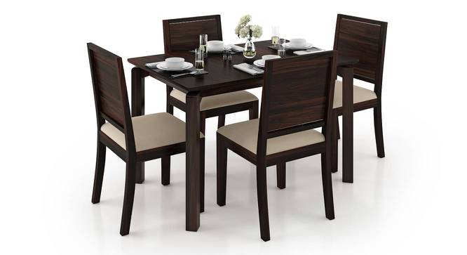 Oribi Dining Chairs - Set of 2 (Mahogany Finish, Wheat Brown) by Urban Ladder - Storage Image - 