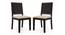 Oribi Dining Chairs - Set of 2 (Mahogany Finish, Wheat Brown) by Urban Ladder - Zoomed Image - 