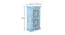 Johar Bookshelf (Blue Finish) by Urban Ladder - - 