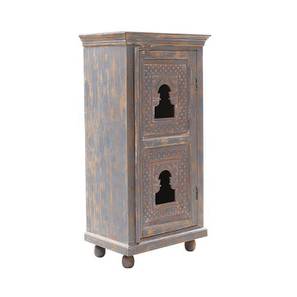 saffron arts Tenaya Solid Wood Sideboard in Teak Finish-picture-23