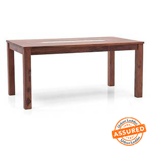 Dining Room Bestsellers In Bhopal Design Brighton Large 6 Seater Dining Table in Teak Finish