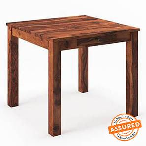 Dining Tables Design Arabia 4 Seater Dining Table in Teak Finish