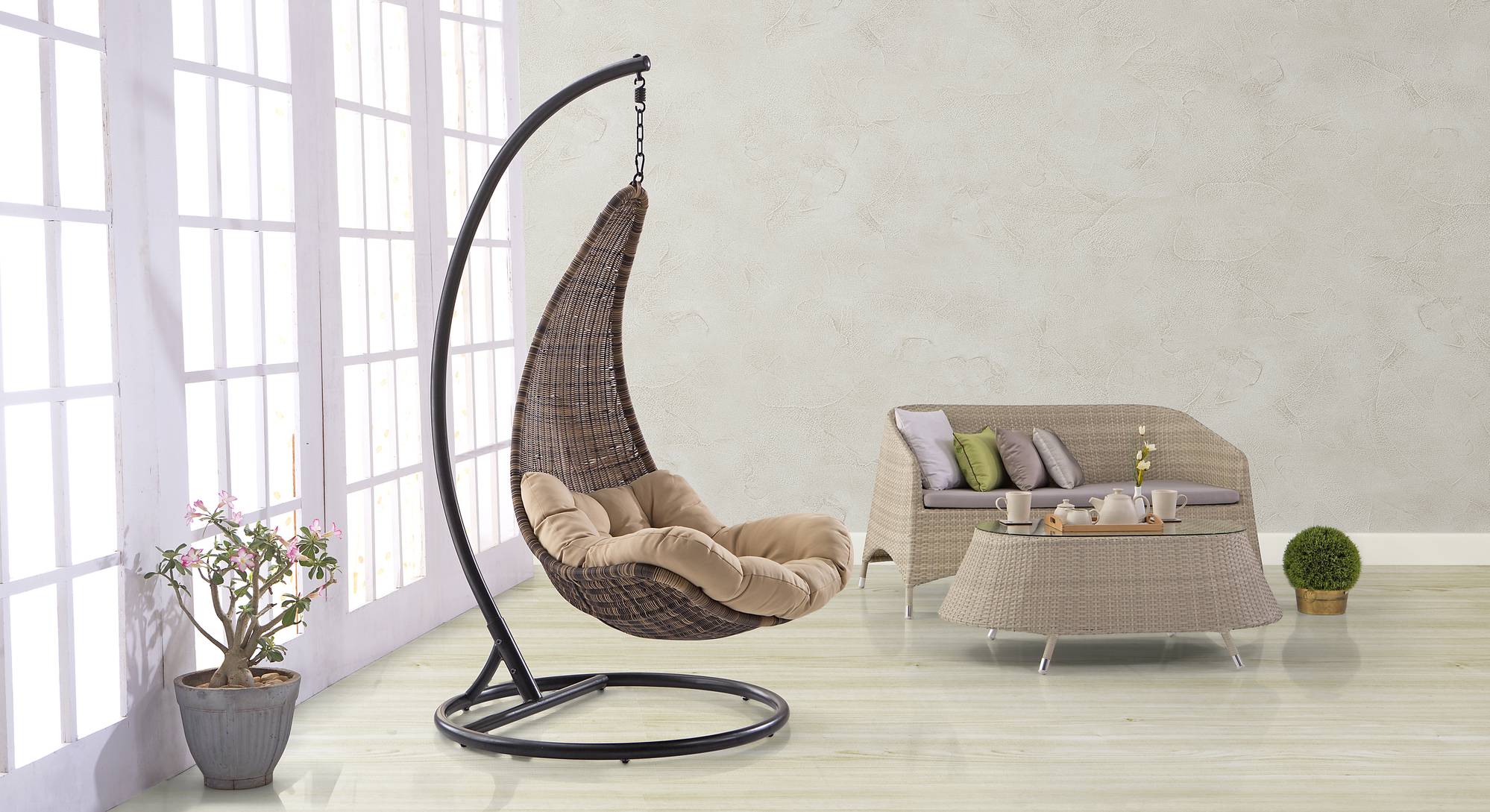 Danum Swing Chair Urban Ladder