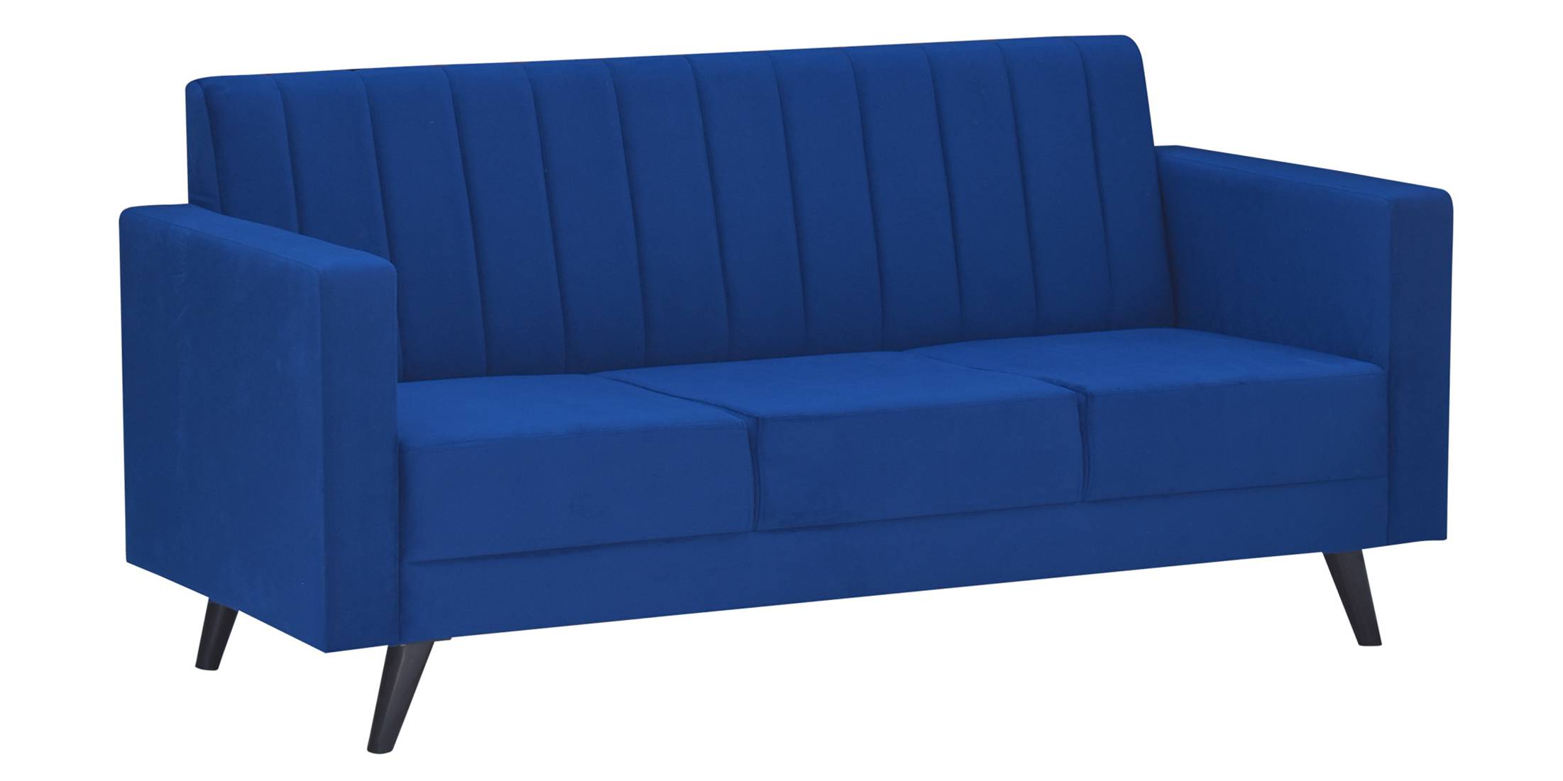 Swindon Tufted Back Fabric Sofa Green Urban Ladder