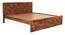 Reden King Size Bed Without Stotage (Teak Finish, King Bed Size) by Urban Ladder - Design 1 Side View - 817630