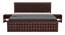 Angelou King Size Bed Without Stotage (Walnut Finish, King Bed Size) by Urban Ladder - Ground View Design 1 - 817639