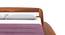 Humphrey Queen Size Bed Without Stotage (Teak Finish, Queen Bed Size) by Urban Ladder - Design 1 Close View - 817643