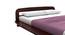 Bardot Queen Size Bed Without Stotage (Walnut Finish, Queen Bed Size) by Urban Ladder - Design 1 Top Image - 817651
