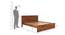 Reden King Size Bed Without Stotage (Teak Finish, King Bed Size) by Urban Ladder - Design 1 Dimension - 817659