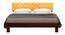 Davis Queen Size Bed Without Stotage (Walnut Finish, Queen Bed Size) by Urban Ladder - Ground View Design 1 - 817683