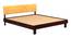 Davis Queen Size Bed Without Stotage (Walnut Finish, Queen Bed Size) by Urban Ladder - Design 1 Close View - 817690
