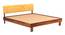 Charles Queen Size Bed Without Stotage (Teak Finish, Queen Bed Size) by Urban Ladder - Design 1 Close View - 817691