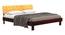 Davis Queen Size Bed Without Stotage (Walnut Finish, Queen Bed Size) by Urban Ladder - Design 1 Top Image - 817697