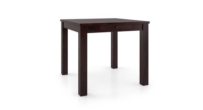 Arabia Solid Wood 4 Seater Dining Table With Set Of 4 Leon Chairs (Mahogany Finish, Camilla Ivory) by Urban Ladder - Side View - 817849