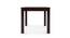 Arabia Solid Wood 4 Seater Dining Table With Set Of 4 Leon Chairs (Mahogany Finish, Omega) by Urban Ladder - Zoomed Image - 817859