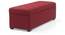 Carson Upholstered Storage Bench (Sangria Red) by Urban Ladder - - 81788
