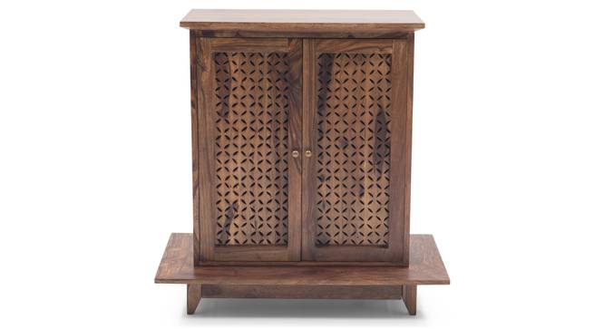 Devoto Prayer Cabinet (Teak Finish, Without Drawer Configuration) by Urban Ladder - Front View Design 1 - 81970