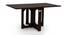 Danton 3-to-6 - Oribi 6 Seater Folding Dining Table Set (Mahogany Finish, Burnt Orange) by Urban Ladder - Close View - 