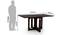Danton 3-to-6 - Oribi 6 Seater Folding Dining Table Set (Mahogany Finish, Avocado Green) by Urban Ladder - Dimension - 820053