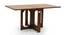 Danton 3-to-6 - Oribi 6 Seater Folding Dining Table Set (Teak Finish, Burnt Orange) by Urban Ladder - Side View - 