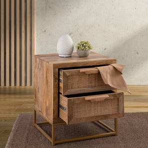 Chest Of Drawers Design Solid Wood Chest of 2 Drawers in Powder Coating Finish