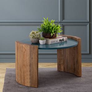 Coffee Table Design Round Solid Wood Coffee Table in Natural Finish