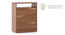 Karya 3 Chest of drawers - Wheat brown Walnut (Brown Finish) by Urban Ladder - Storage Image - 