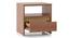 Karya Bedside table - Wheat brown Walnut (Brown Finish) by Urban Ladder - Storage Image - 
