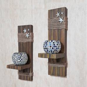 Wall Shelves In Chennai Design Jeraldo Multicolor Solid Wood Wall Shelf