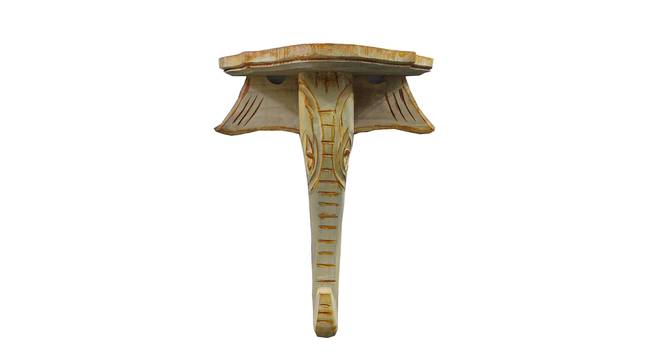 Tristina Solid Wood Wall Shelf (Natural Wood) by Urban Ladder - Front View Design 1 - 821235
