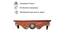 Danforth Solid Wood Wall Shelf (Brown) by Urban Ladder - Rear View Design 1 - 821260