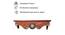Danforth Solid Wood Wall Shelf (Brown) by Urban Ladder - Rear View Design 1 - 821260