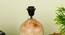 Darnelle Beige Cotton Shade Table Lamp with Solid Wood Base (Brown) by Urban Ladder - Design 1 Side View - 821297