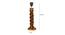Landis Beige Cotton Shade Table Lamp with Solid Wood Base (Coffee) by Urban Ladder - Design 1 Dimension - 821358